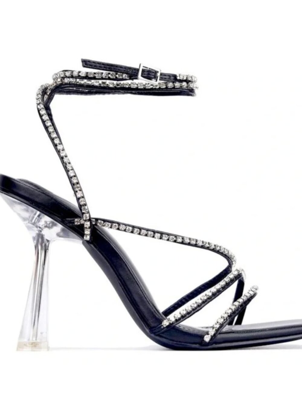 NEW Cape Robbin WINTA PERFECT CHOICE HEELED SANDAL Rhinestone